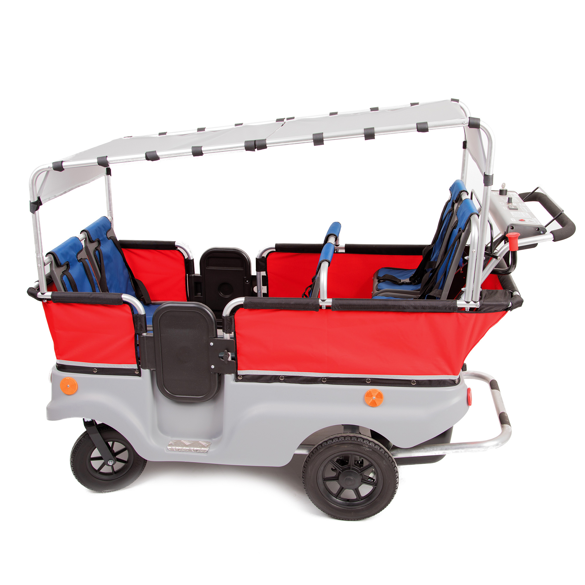 Sonnenschutz für Winther E-Turtle 4 Sitzer und 6-Sitzer, 2 tlg. Beschattung für alle Kinder