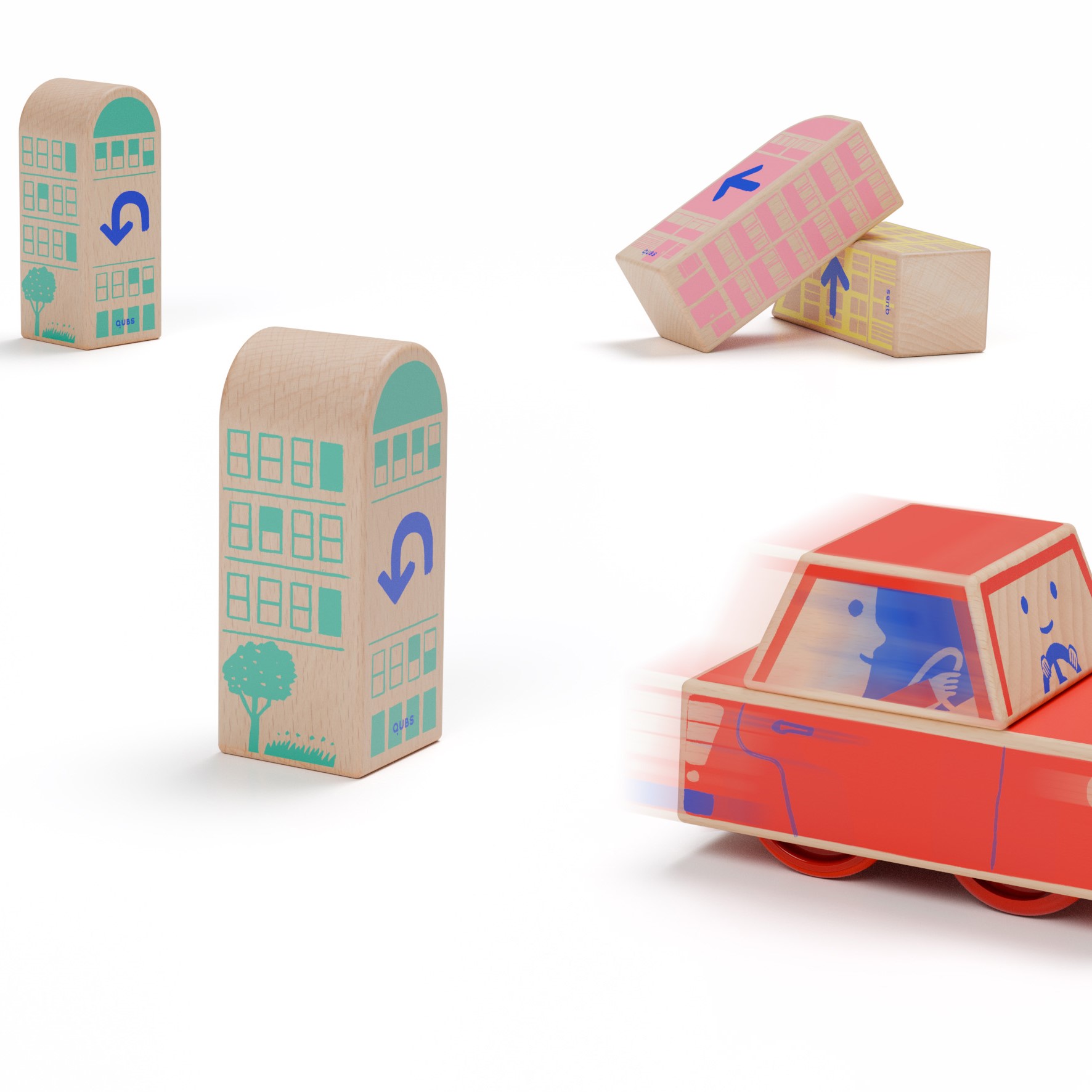 Cody Block Holzbox-Set groß