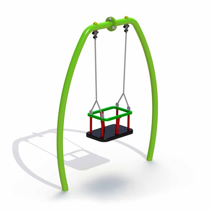 Kleinkindschaukel aus Metall