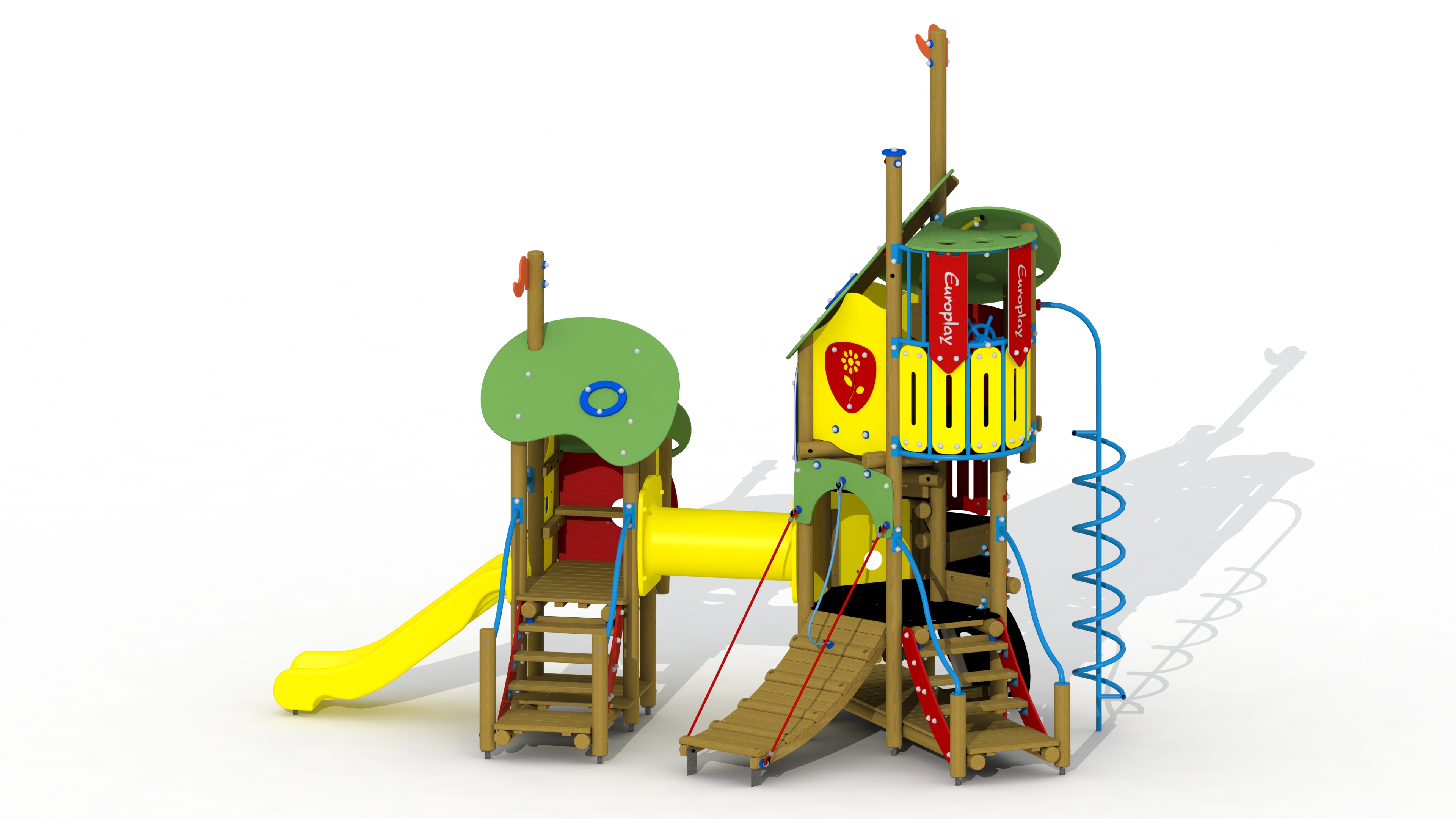 Der Froschkönig mit Kunststoffrutsche+Kriechtunnel