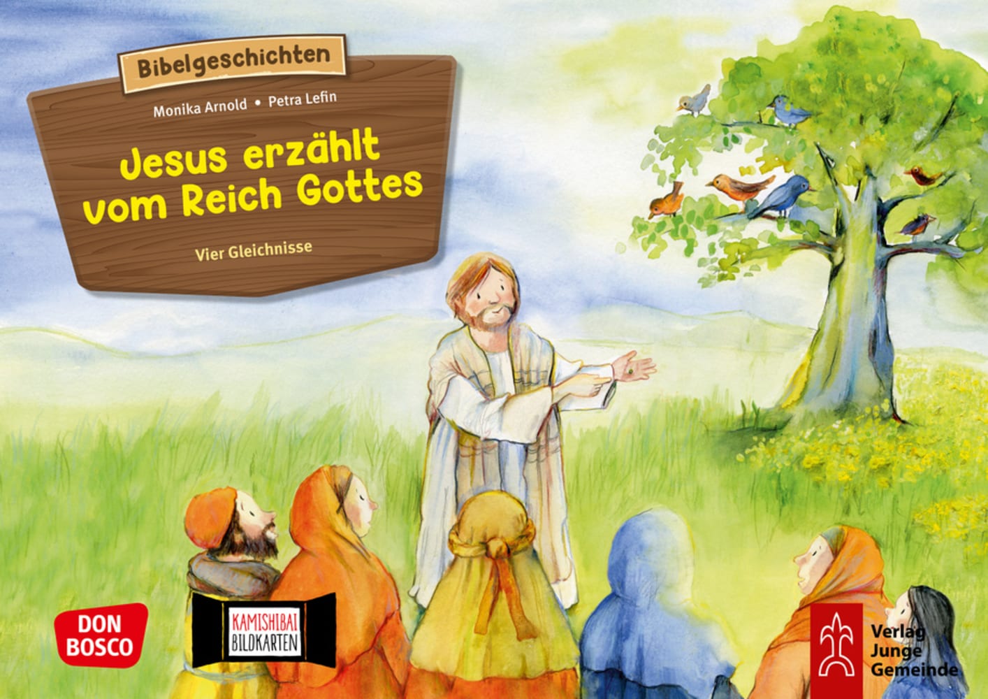 Jesus erzählt vom Reich Gottes. Vier Gleichnisse. Kamishibai Bildkartenset.