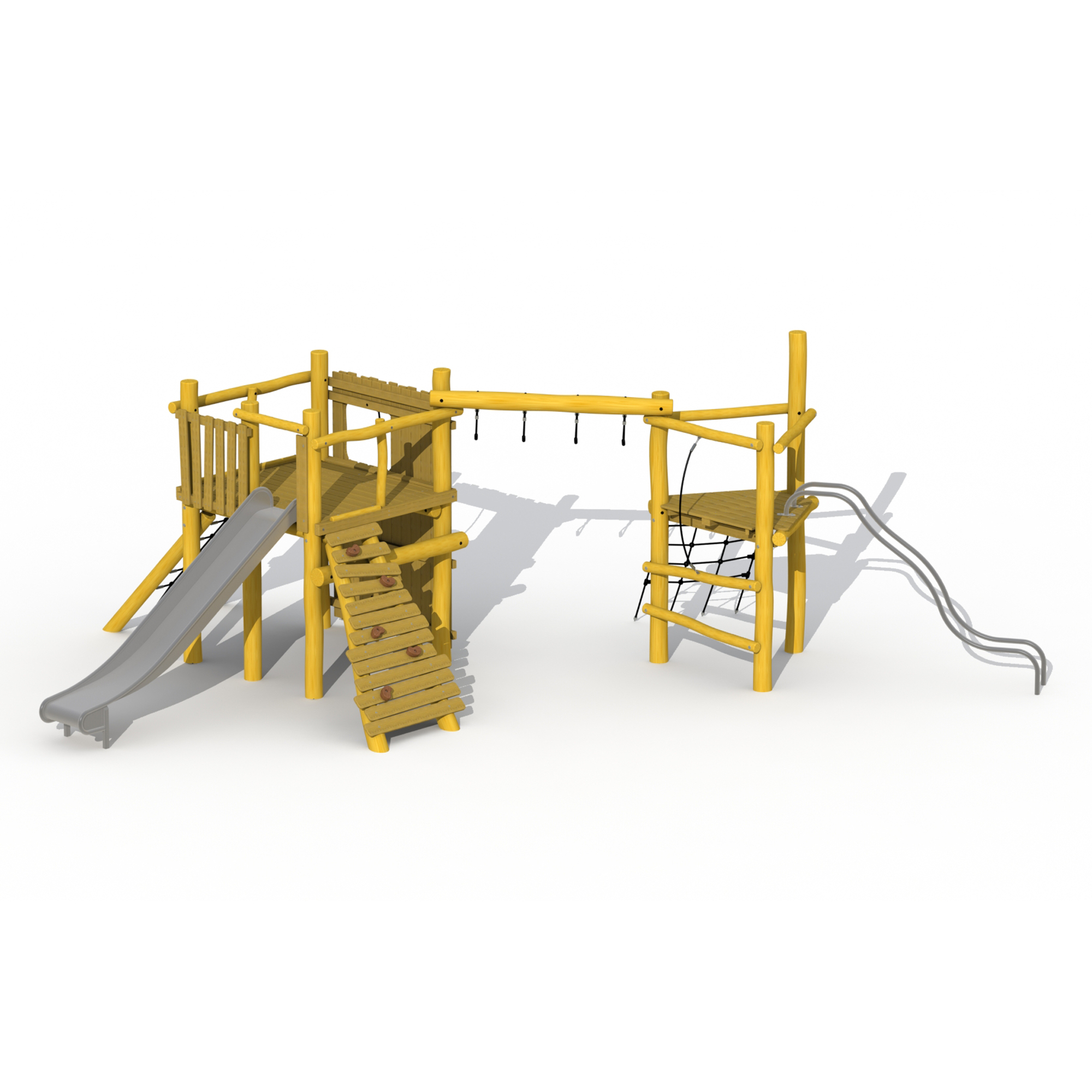 Robinie Zauberturm Kombi mit Hangelschlaufen