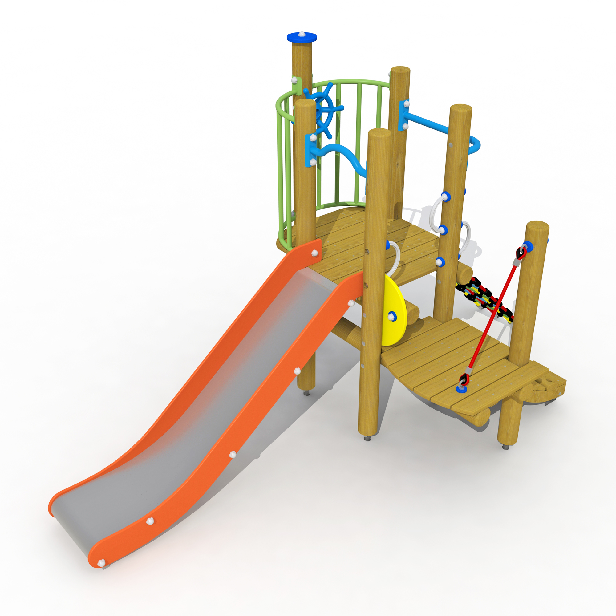 Peter Pan mit Edelstahlrutsche