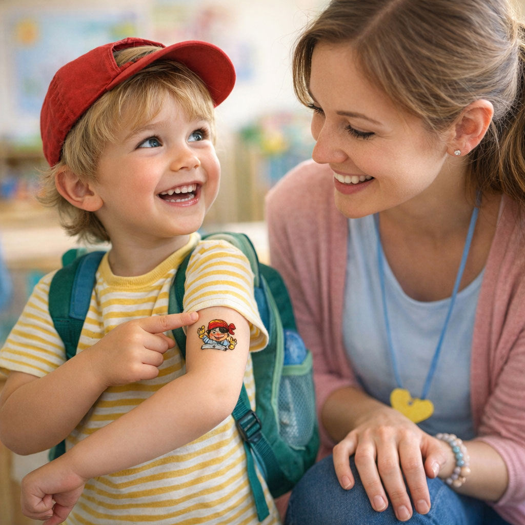 Mini-Tattoo-Set Piraten - 240 Stück im Display