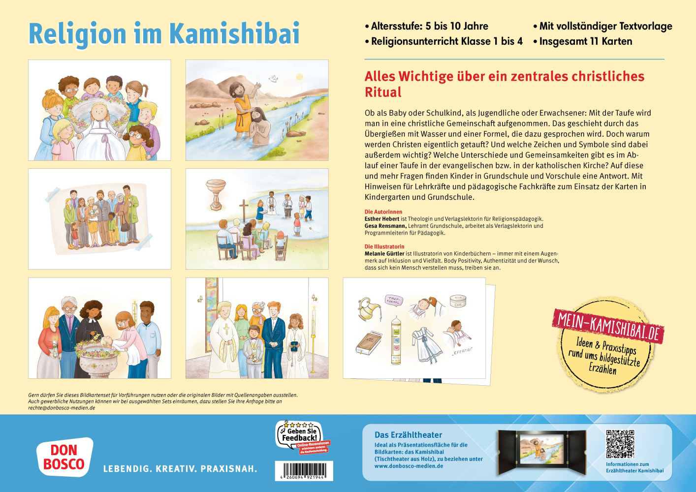 Was passiert bei der Taufe? Kamishibai Bildkartenset