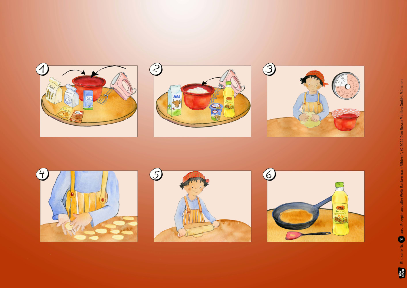 Rezepte aus aller Welt: Backen nach Bildern. Kamishibai Bildkartenset