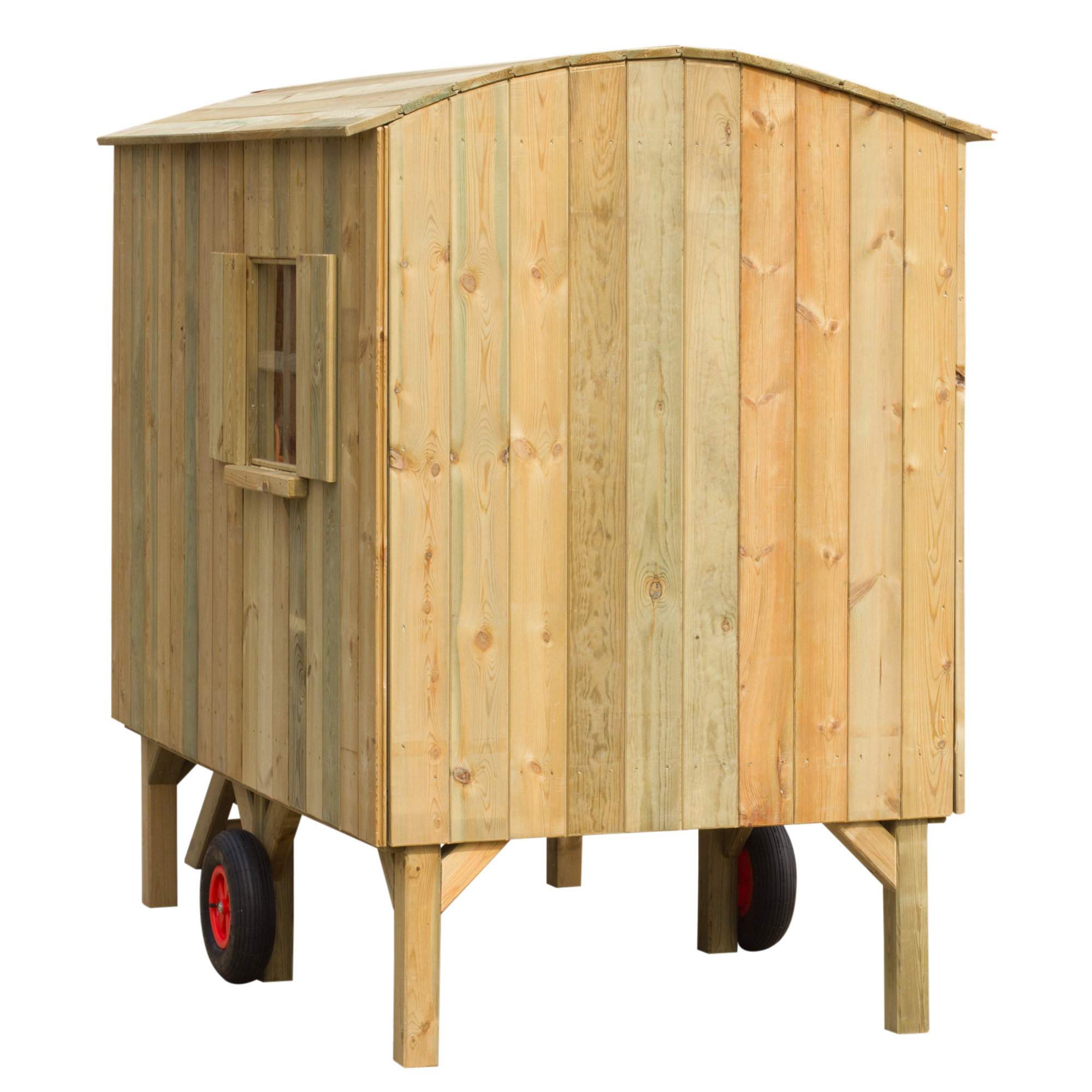 Kinderspielhaus Bauwagen