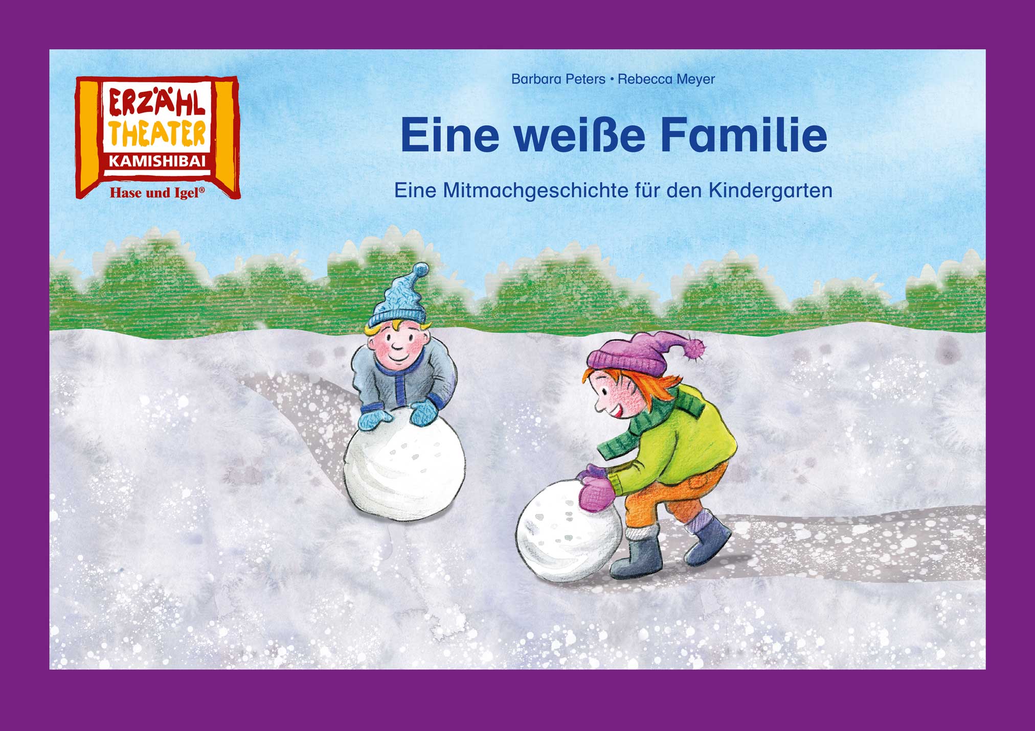 Eine weiße Familie / Kamishibai Bildkarten