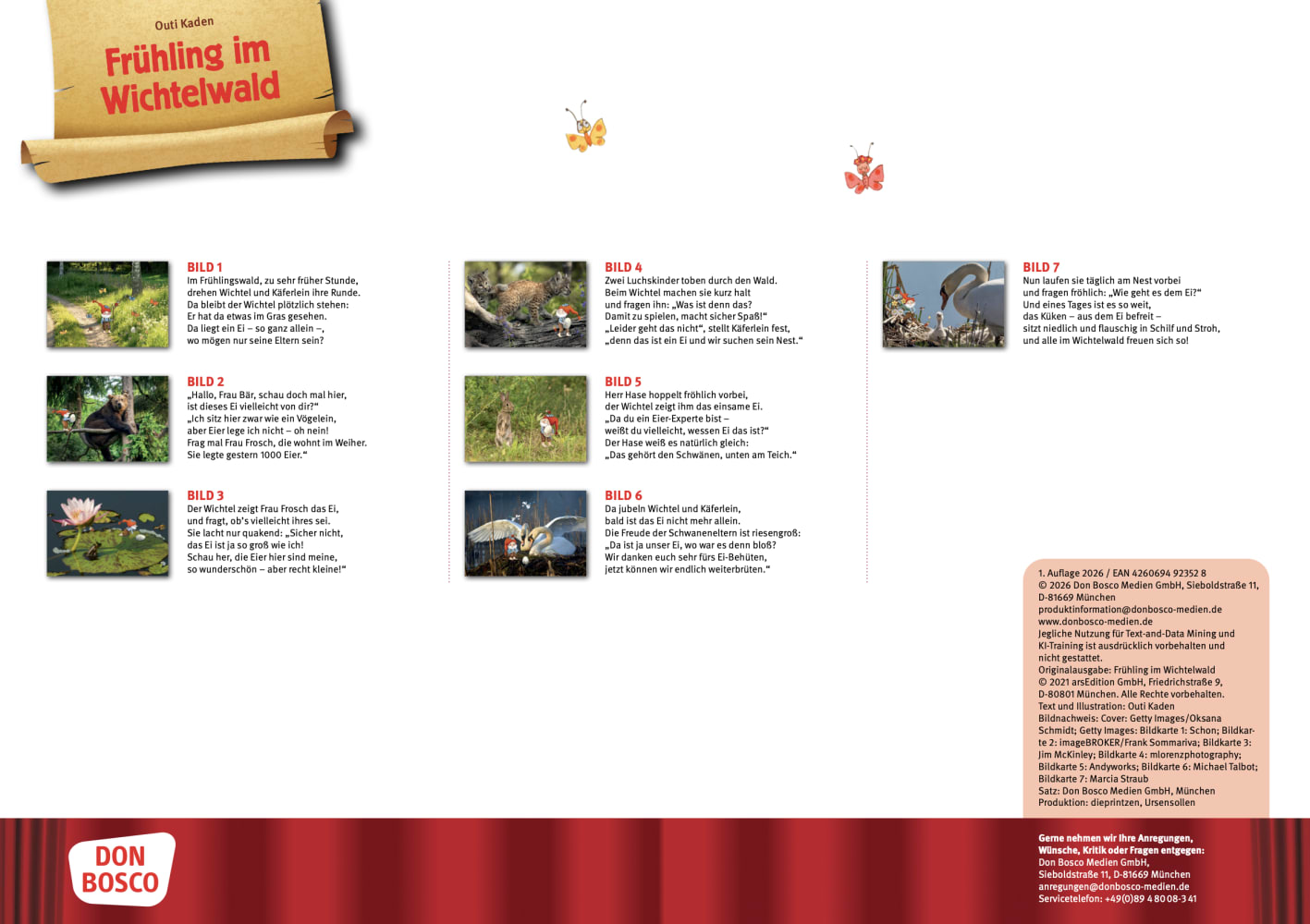 Frühling im Wichtelwald. Kamishibai Bildkartenset