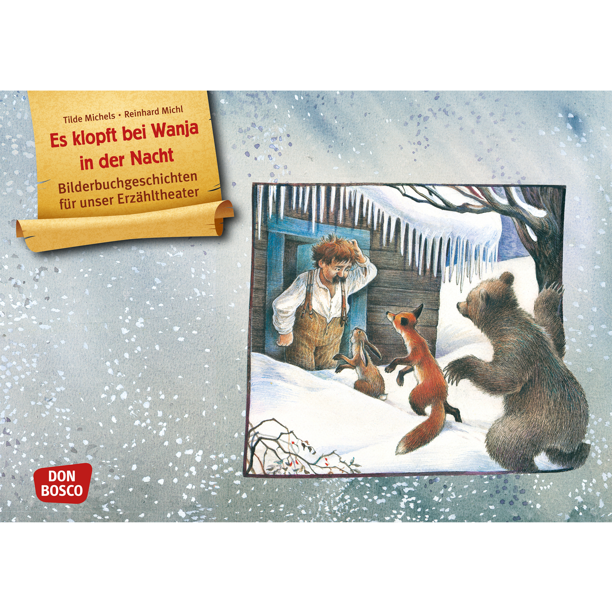 Es klopft bei Wanja in der Nacht. Kamishibai Bildkartenset