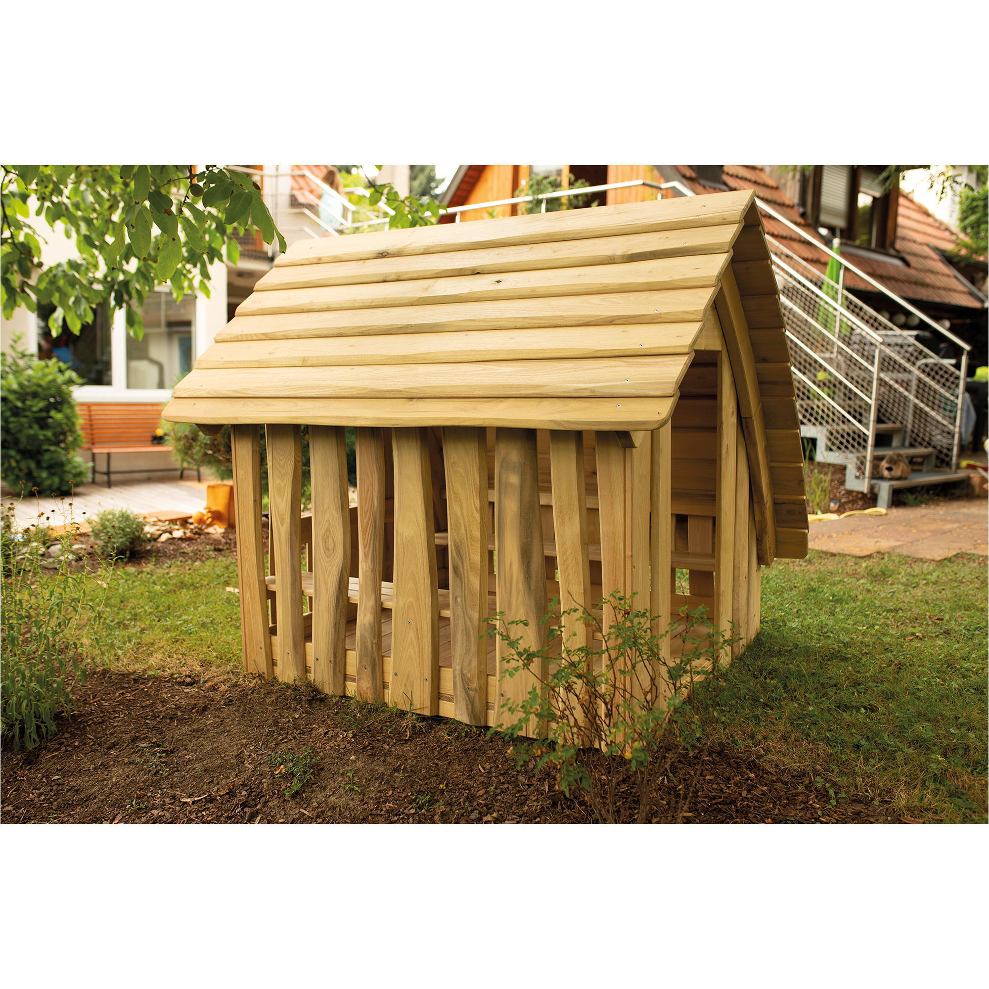 Spielhaus Waldhütte mit Boden