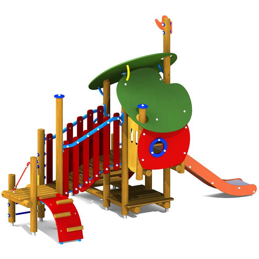 Aladin und die Wunderlampe mit Edelstahlrutsche