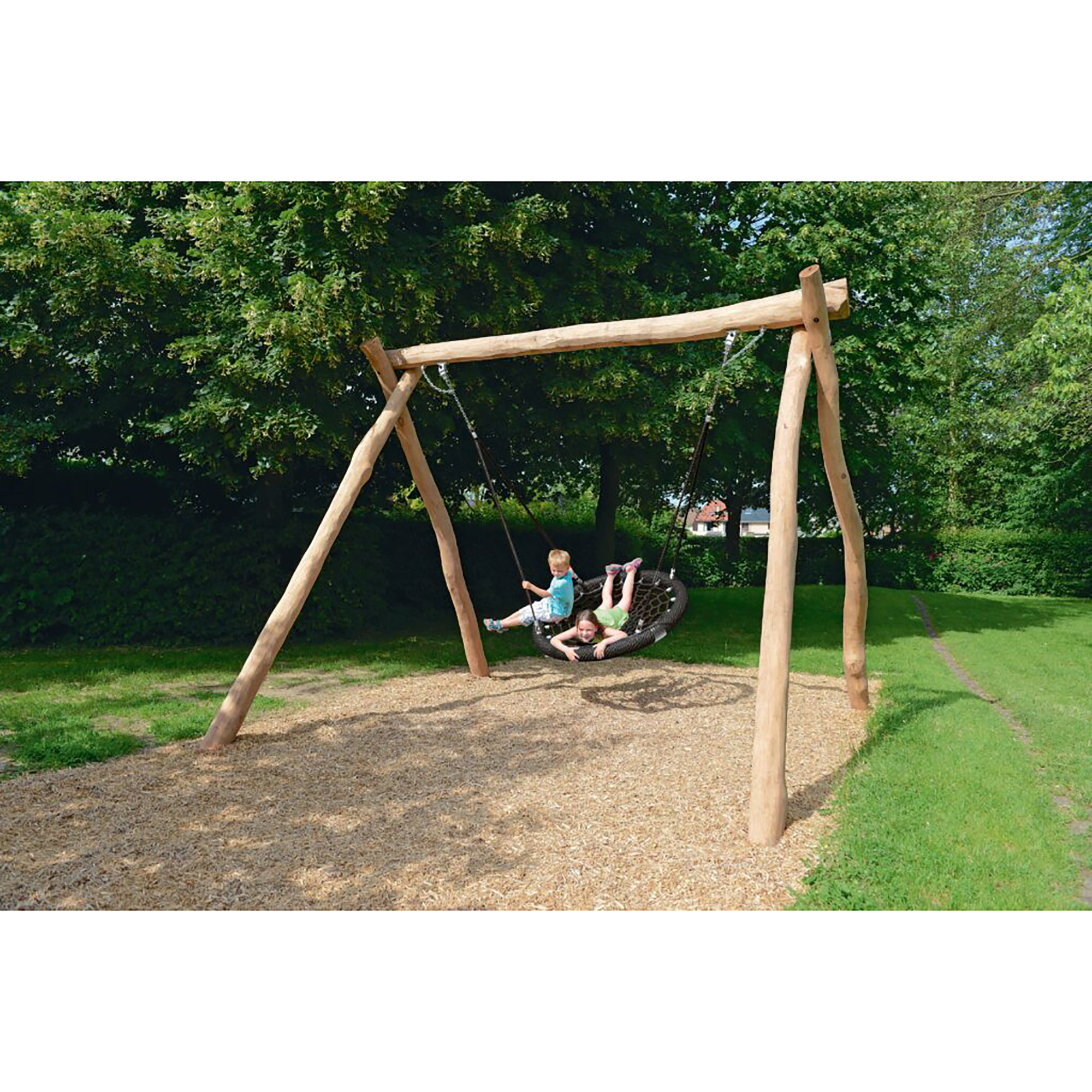 Robinie Schaukel mit Schaukelkorb