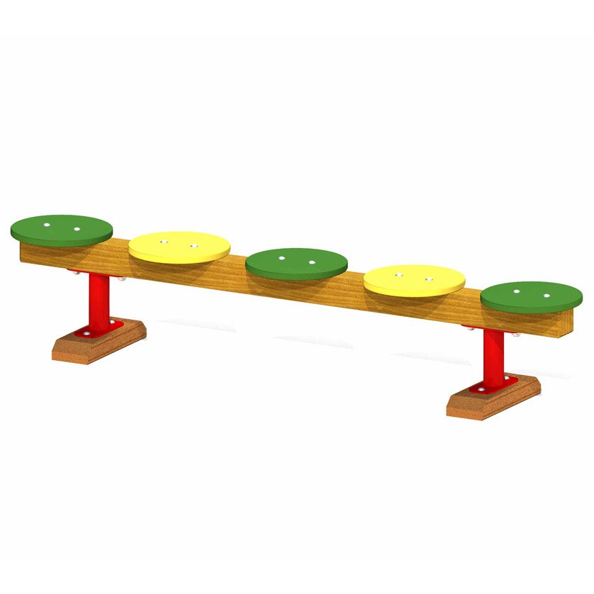 Märchenbank 5 Sitzplätze Gerade