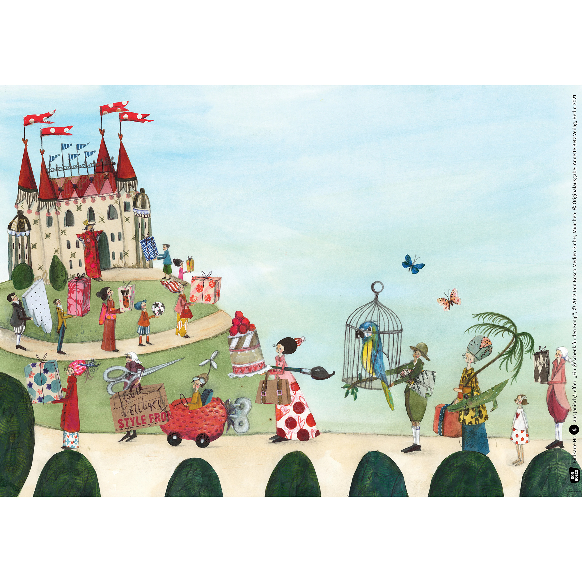 Ein Geschenk für den König. Kamishibai Bildkartenset