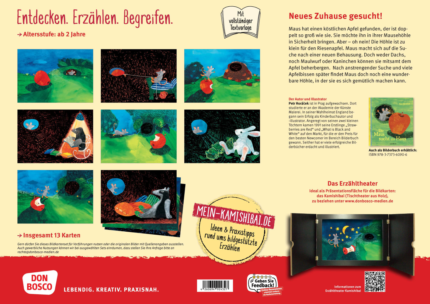 Die Maus sucht ein Haus. Kamishibai Bildkartenset