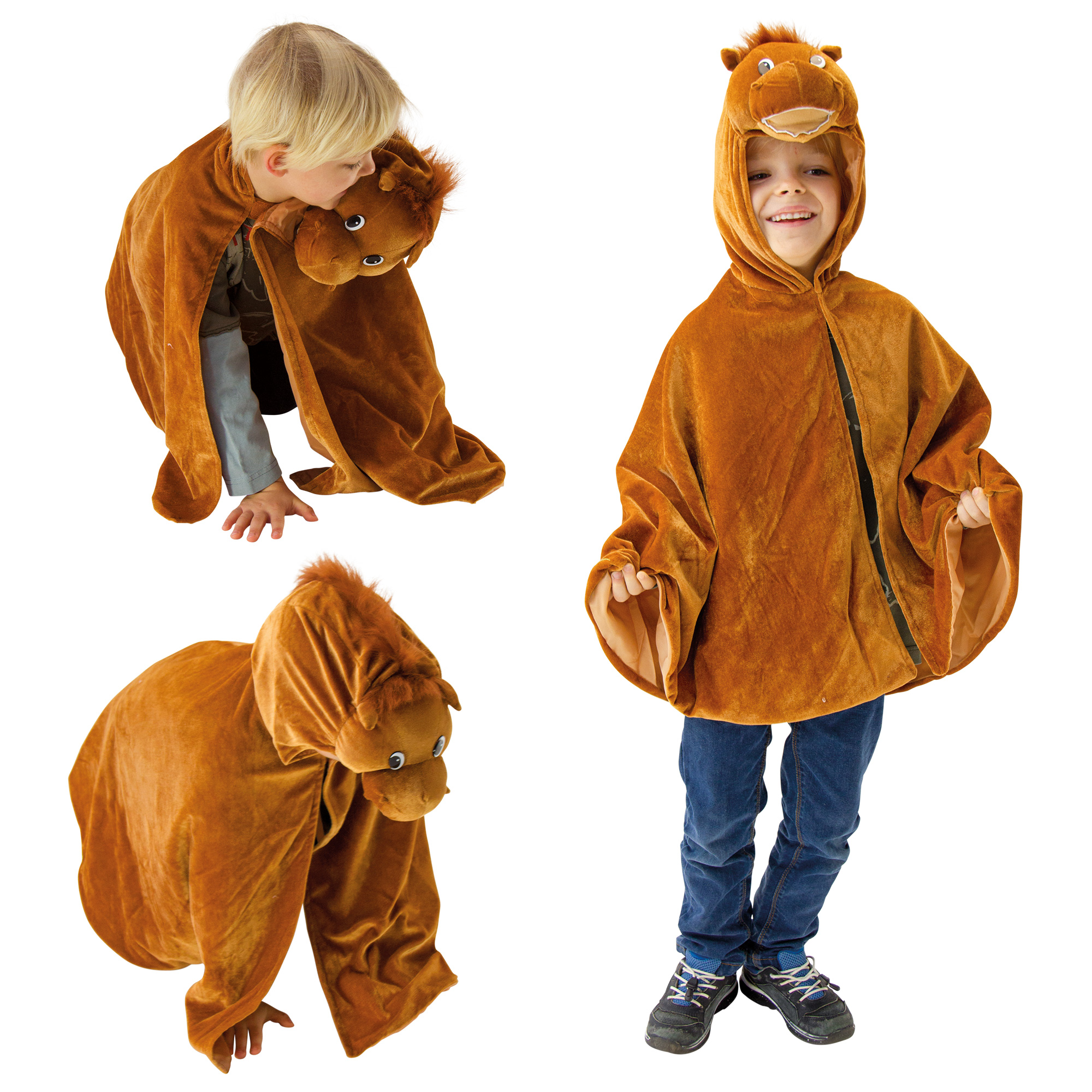 Schlüpfkostüme Lieblingstiere 16-teilig