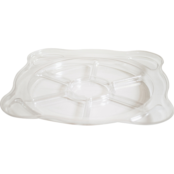 Schale 7-fach transparent für Leuchtkübel