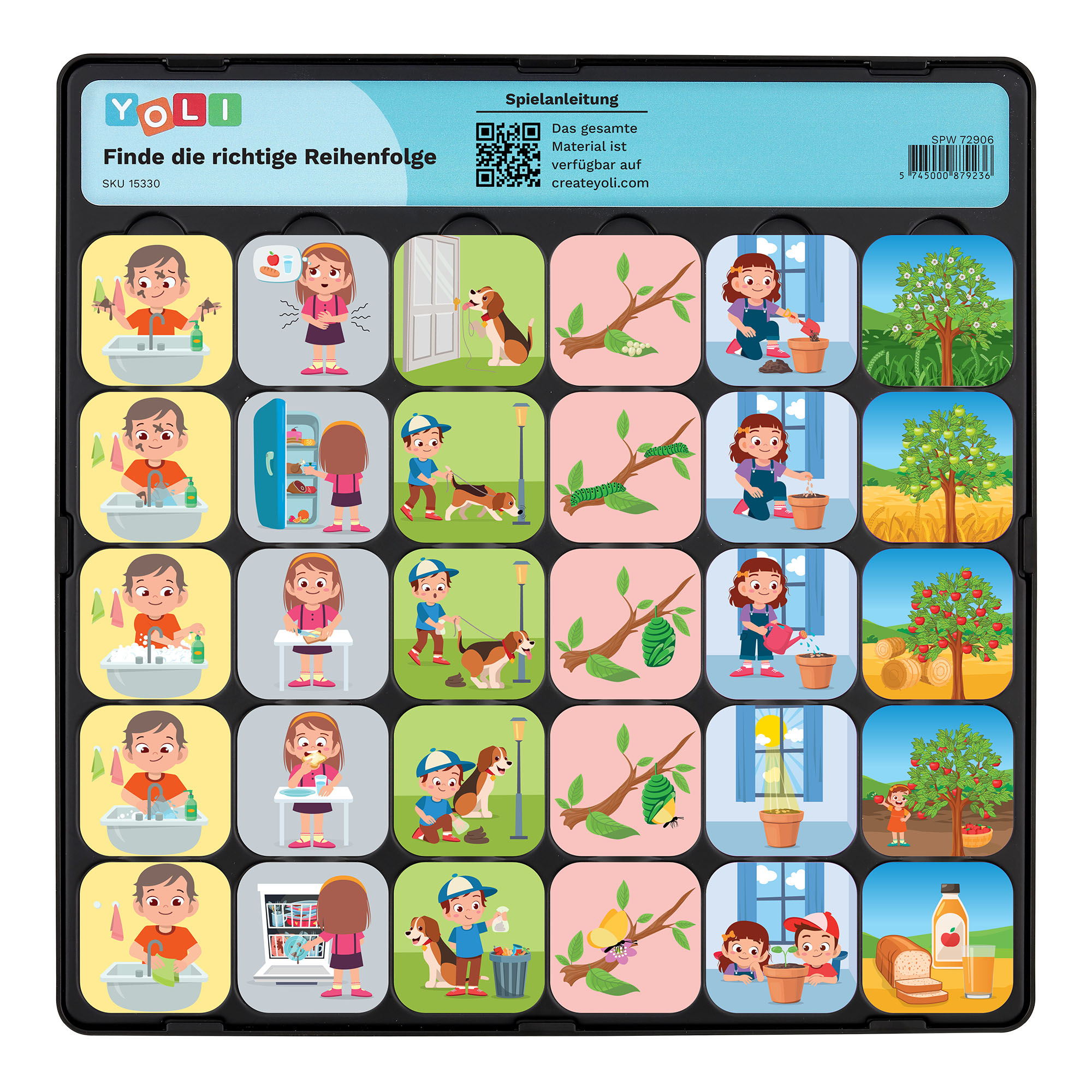 YOLI Spielset - Finde die richtige Reihenfolge
