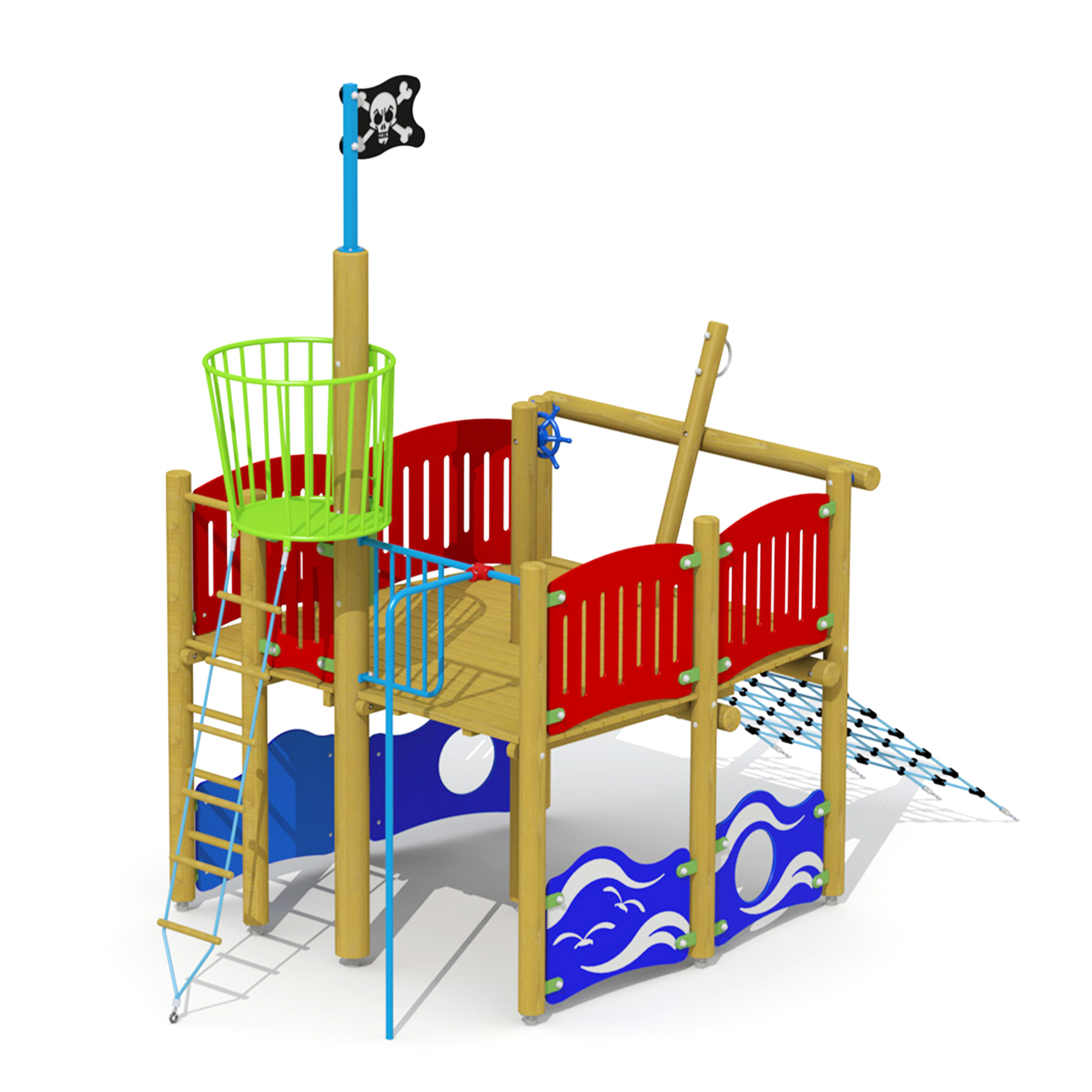 Wikingerschiff Bug + Heck