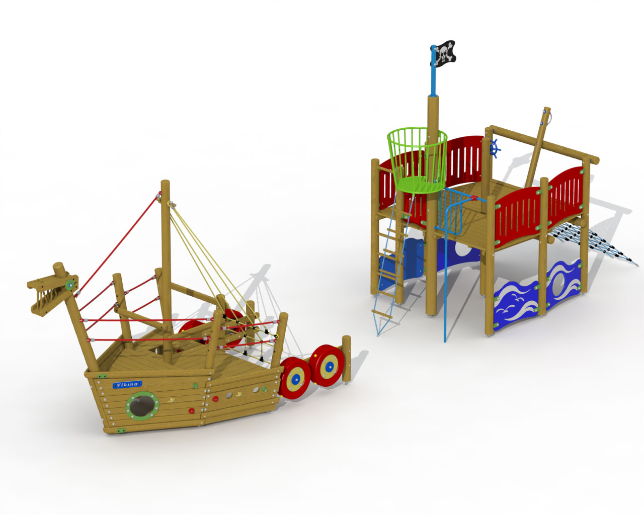 Wikingerschiff Spielplatzgerät