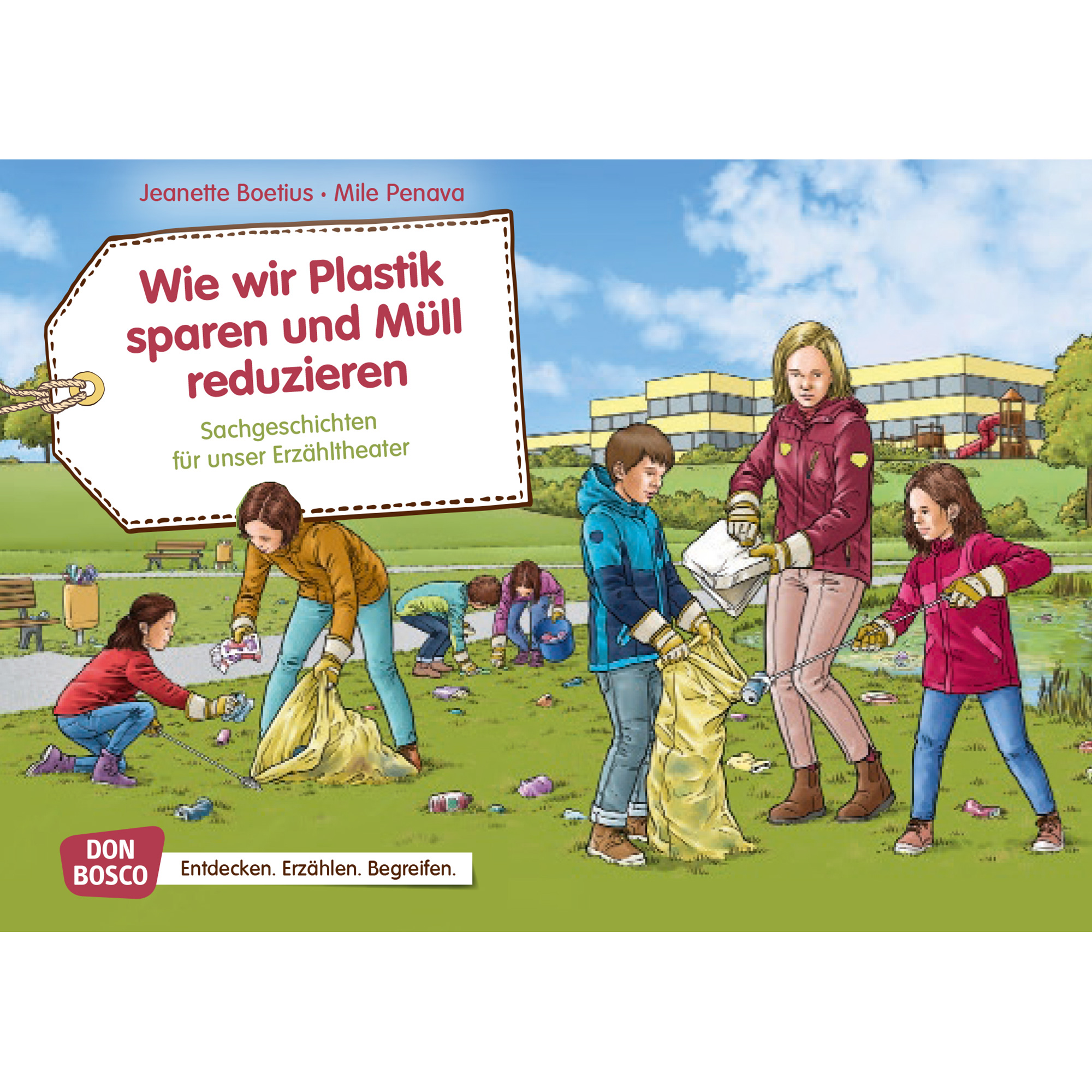 Wie wir Plastik sparen und Müll reduzieren. Kamishibai Bildkartenset