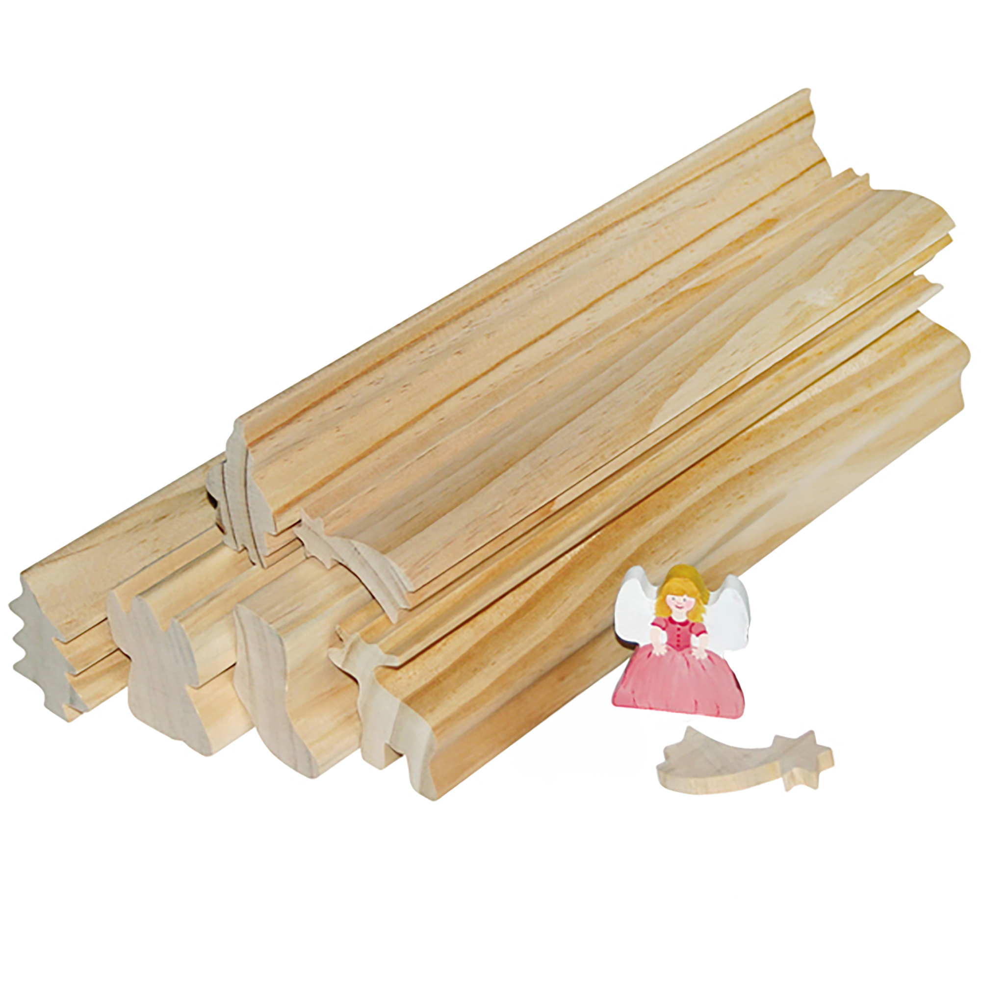 Glücksanhänger aus Holz - Bastelset