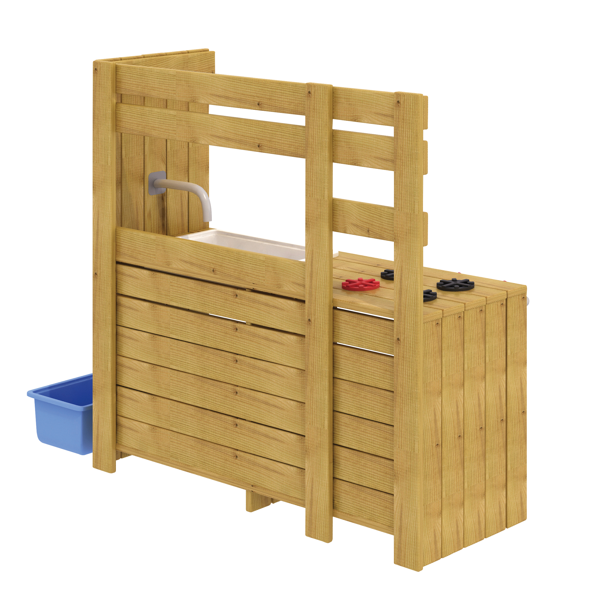 Outdoor-Snack Bar + Outdoor Spielküche mit Pumpe