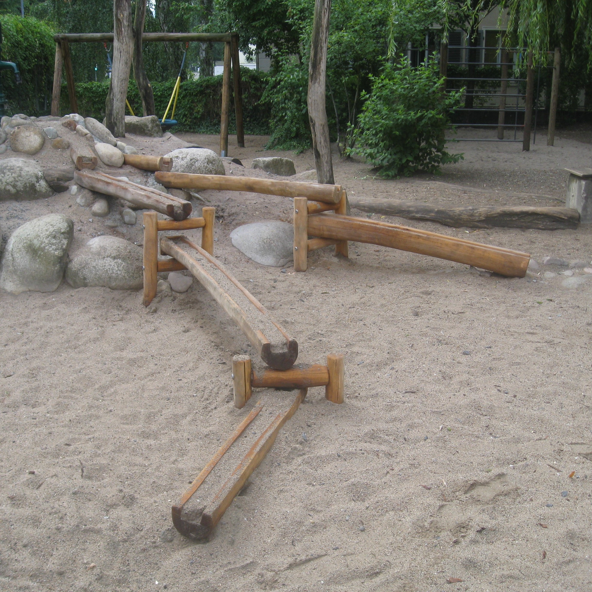 Rinne für Matschanlage 200 cm in Robinie