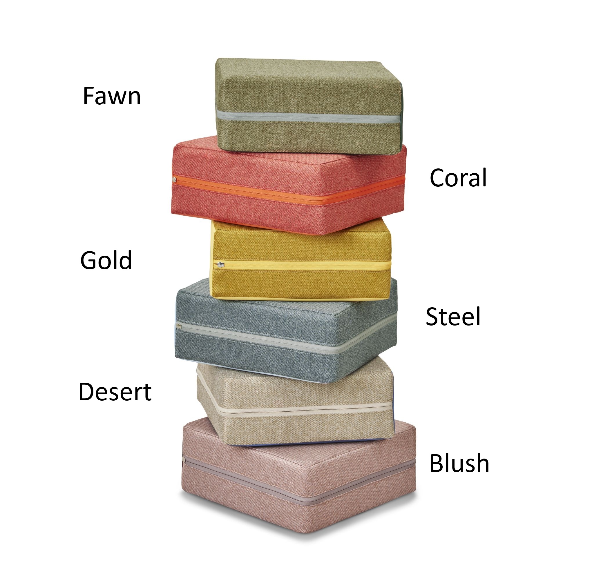 Akustiksofa Eden mit Webstoff Kaluna Blush