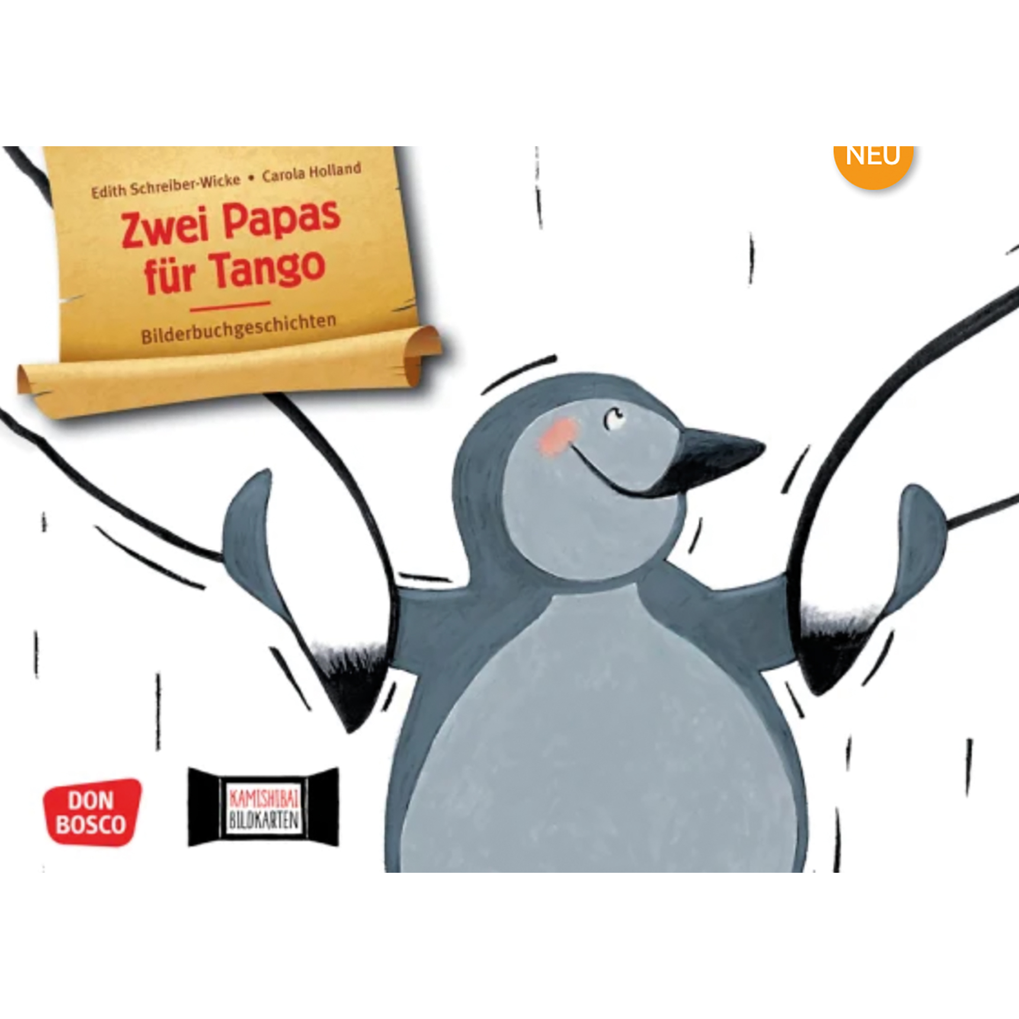 Zwei Papas für Tango. Kamishibai Bildkartenset