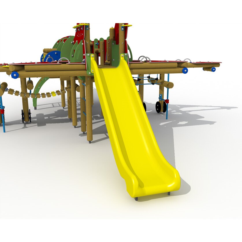 Tornado Spielplatzgerät mit Kunststoffrutsche