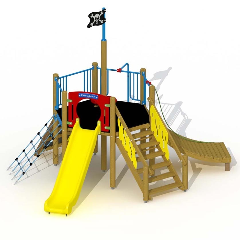 Seestern mit Kunststoffrutsche