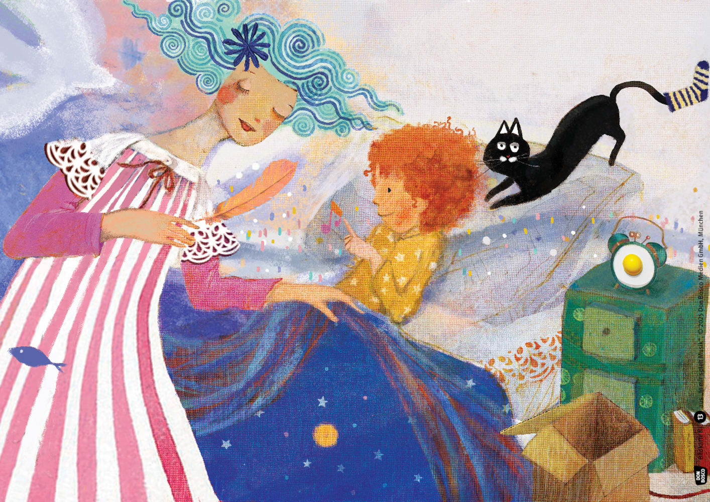 In mir spielt Musik. Eine Aufwachgeschichte. Kamishibai Bildkartenset