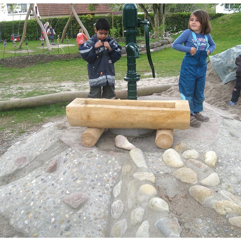 Handschwengelpumpe für Matschanlagen (ohne Ständer) inkl. Anschlussgarnitur