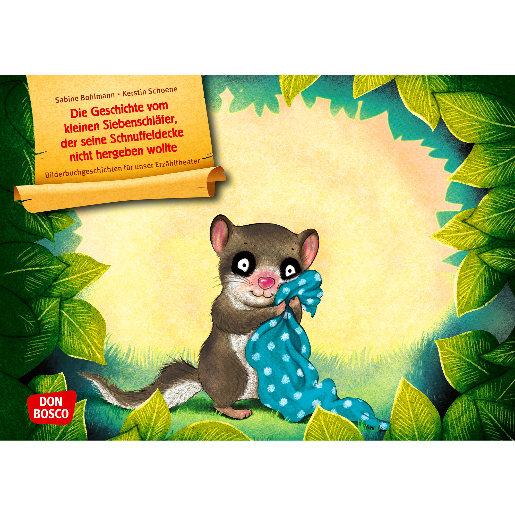 Die Geschichte vom kleinen Siebenschläfer, der seine Schnuffeldecke nicht hergeben wollte. Kamishibai Bildkartenset
