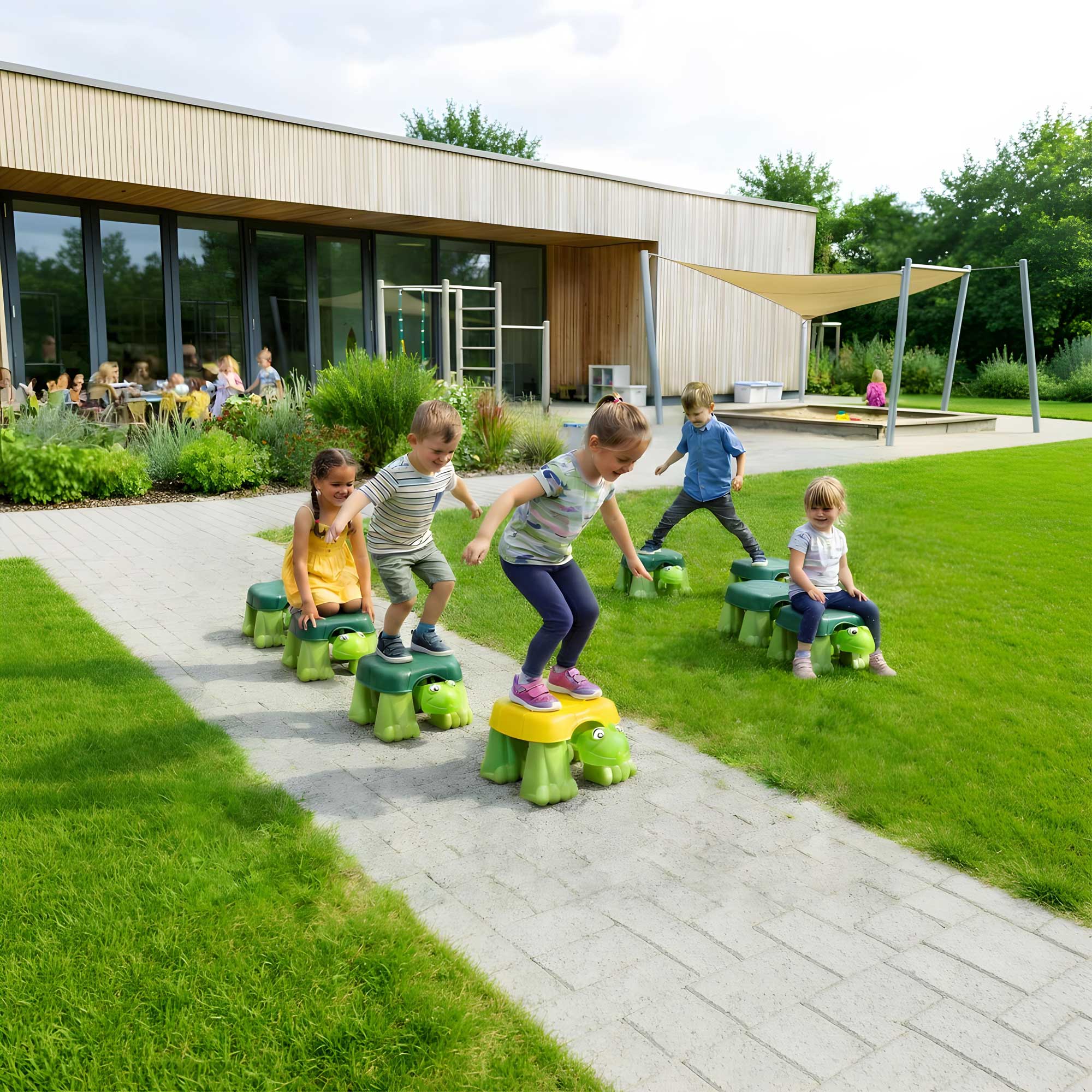 Wackel Turtle - Laufschildkröte gelb