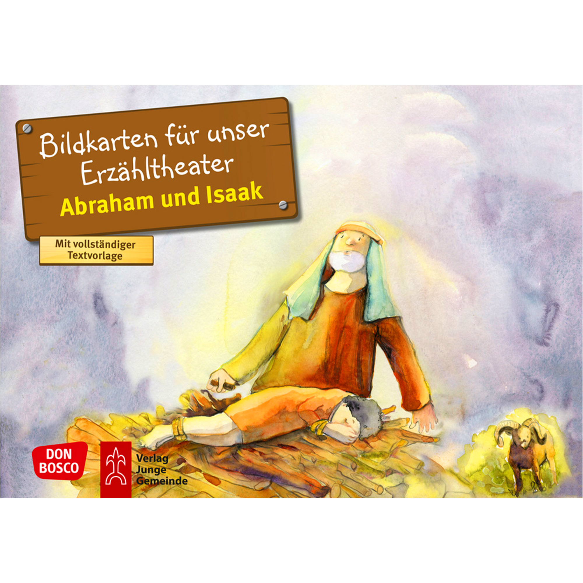 Abraham und Isaak. Kamishibai Bildkartenset