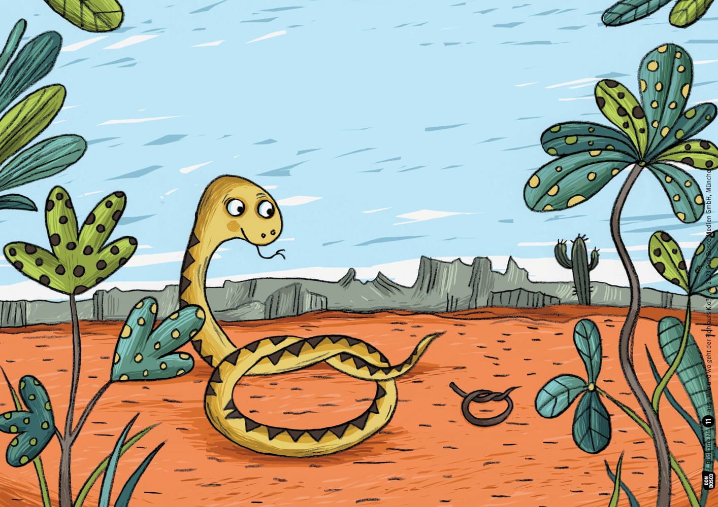 Wie und wo geht der Floh aufs Klo? Kamishibai Bildkartenset