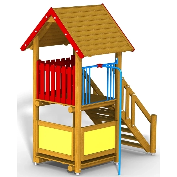 Feuerwehrstange kurz zum Anbau an die Berghütte