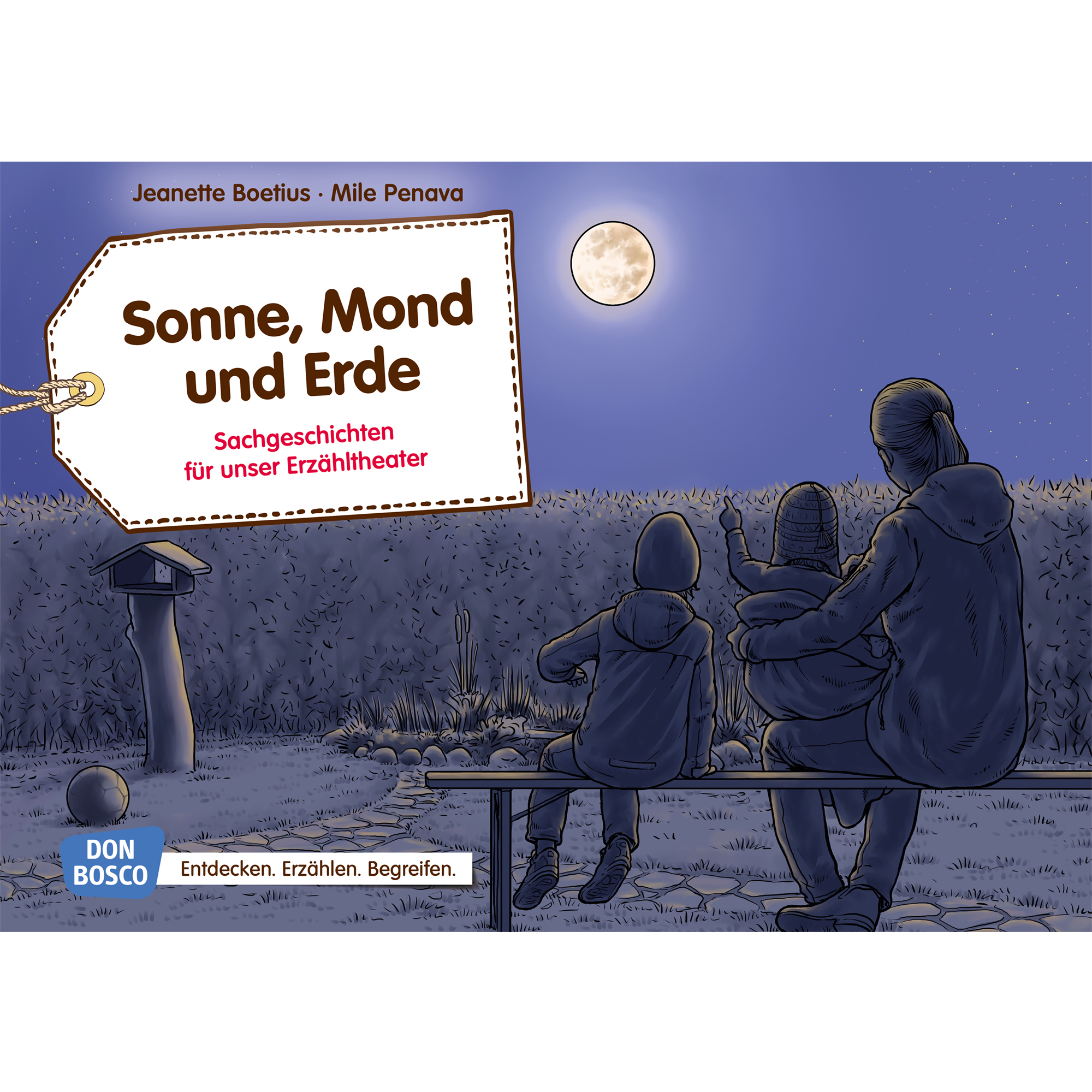 Sonne, Mond und Erde. Kamishibai Bildkartenset.