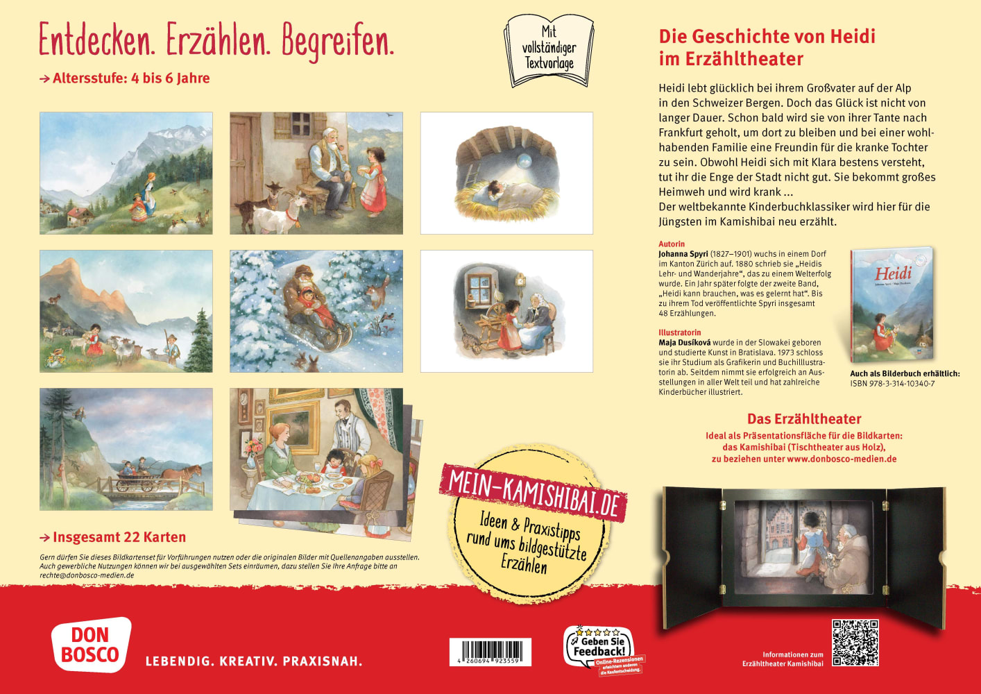 Heidi. Kamishibai Bildkartenset