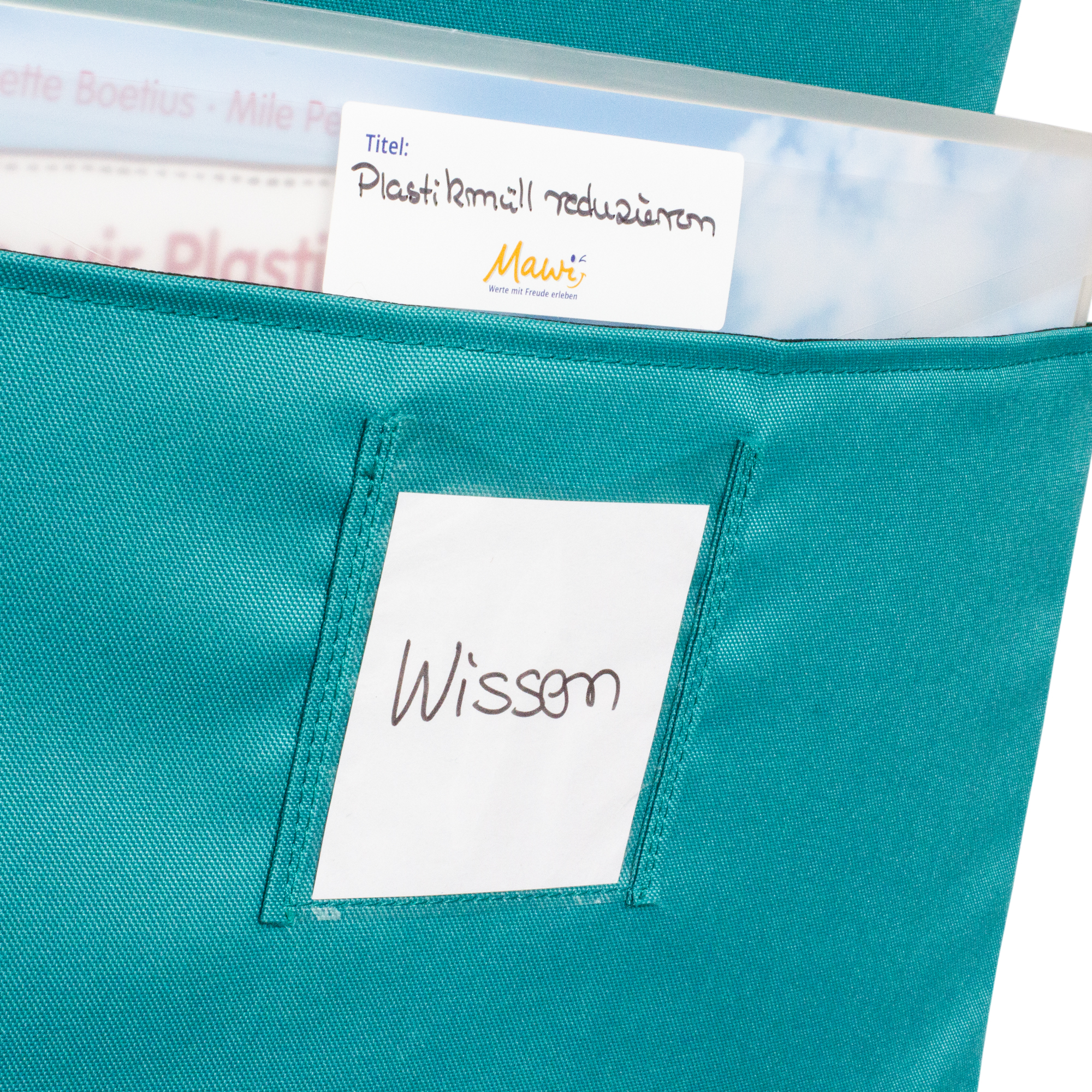 Kamishibai-Ordnungshelfer Nylon in Oceangrün