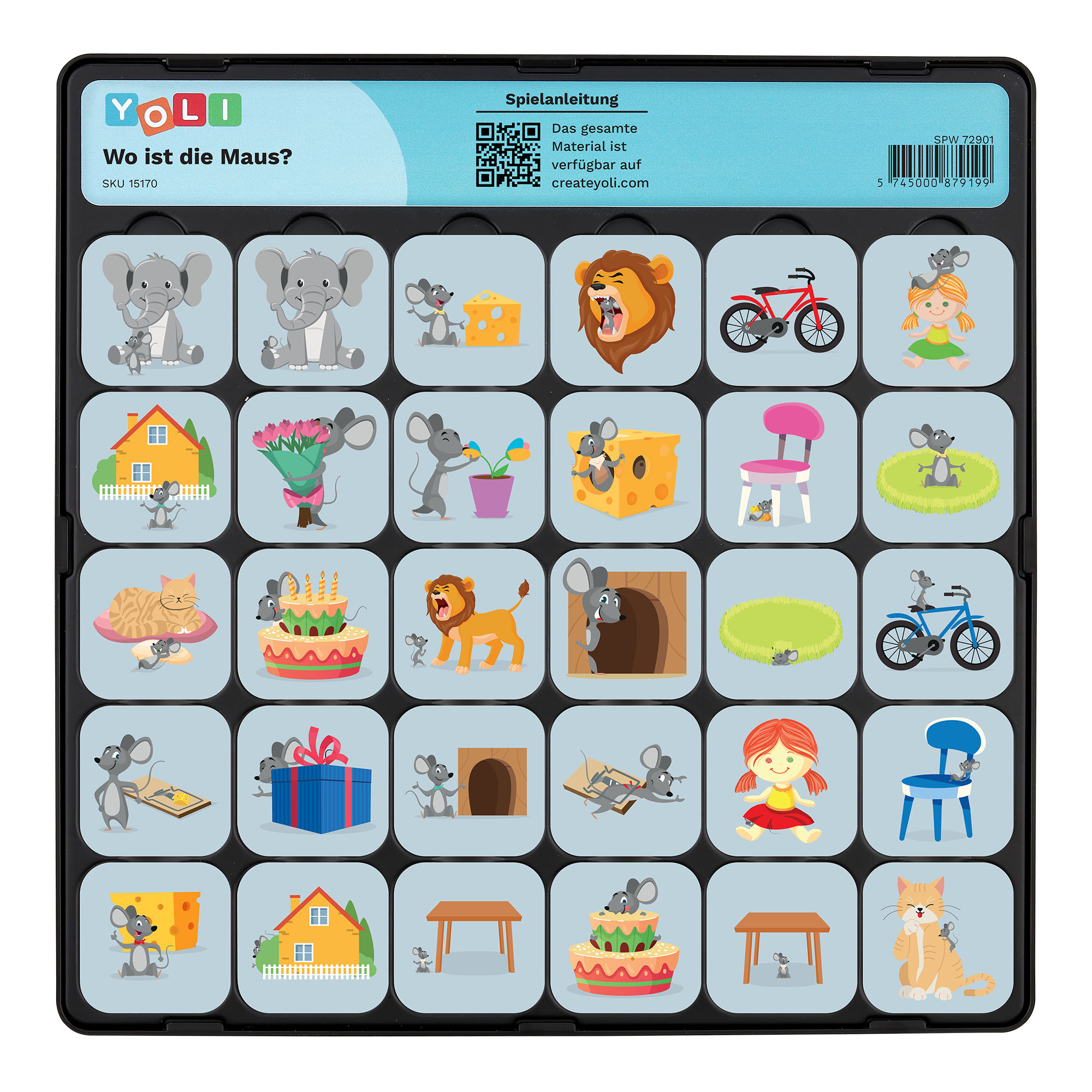 YOLI Spielset - Wo ist die Maus?