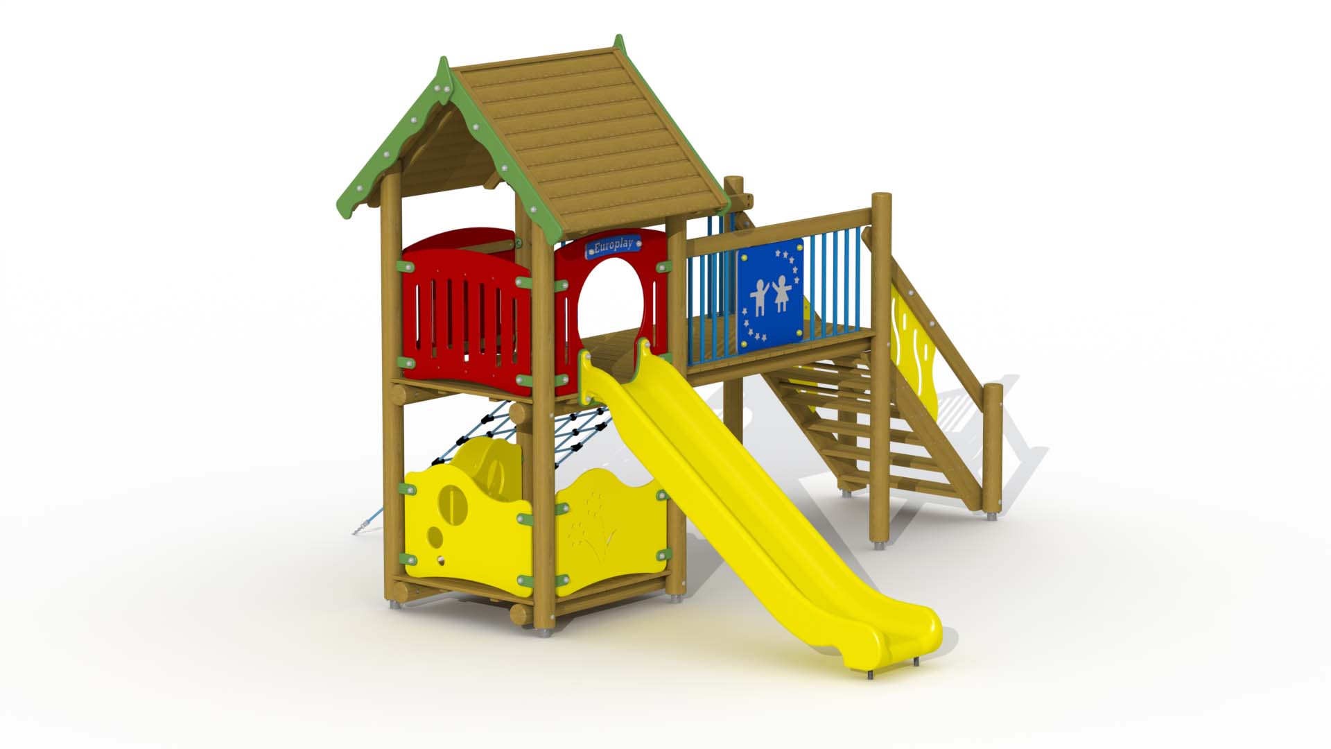 Piratenburg mit Kunststoffrutsche