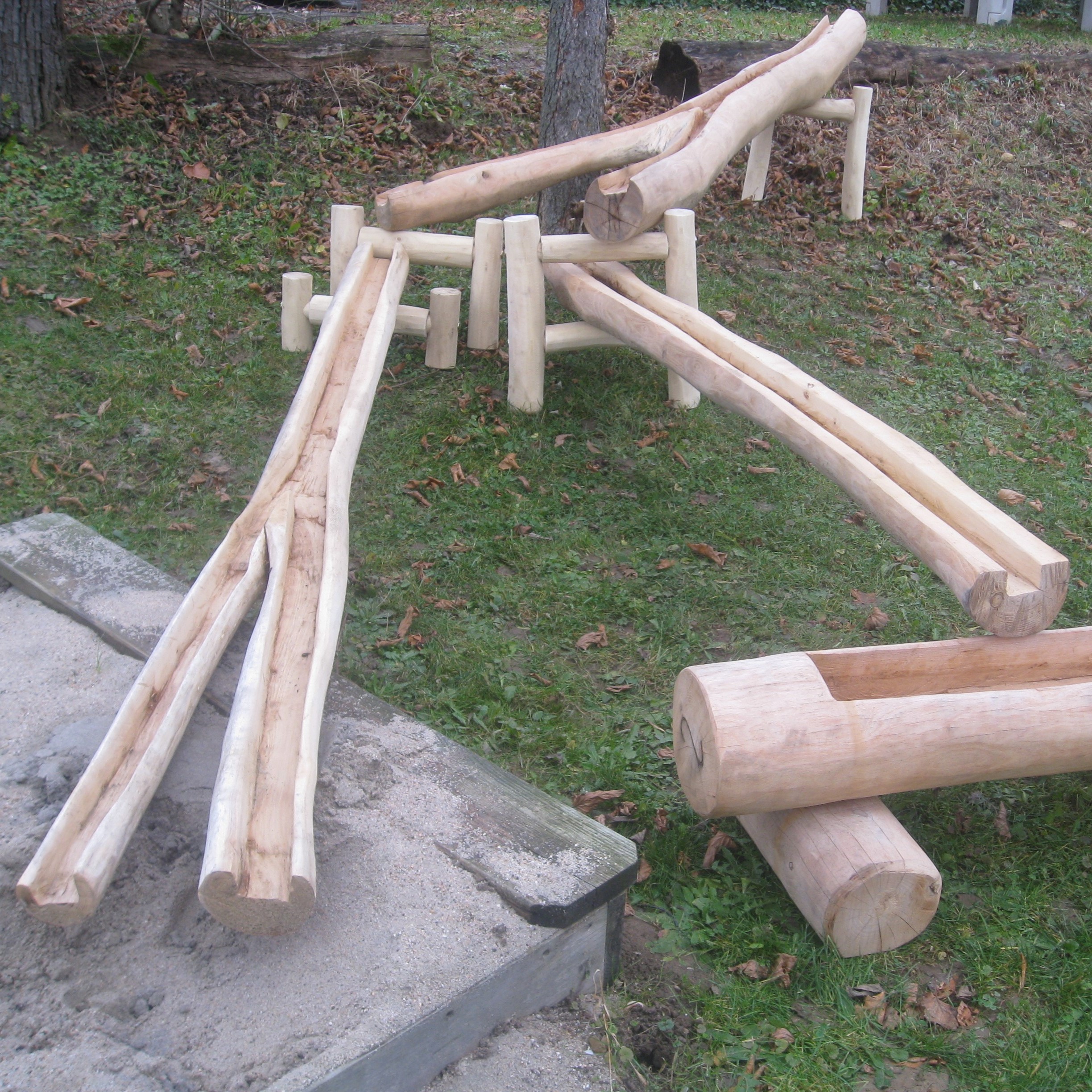 Rinne für Matschanlage 200 cm in Robinie