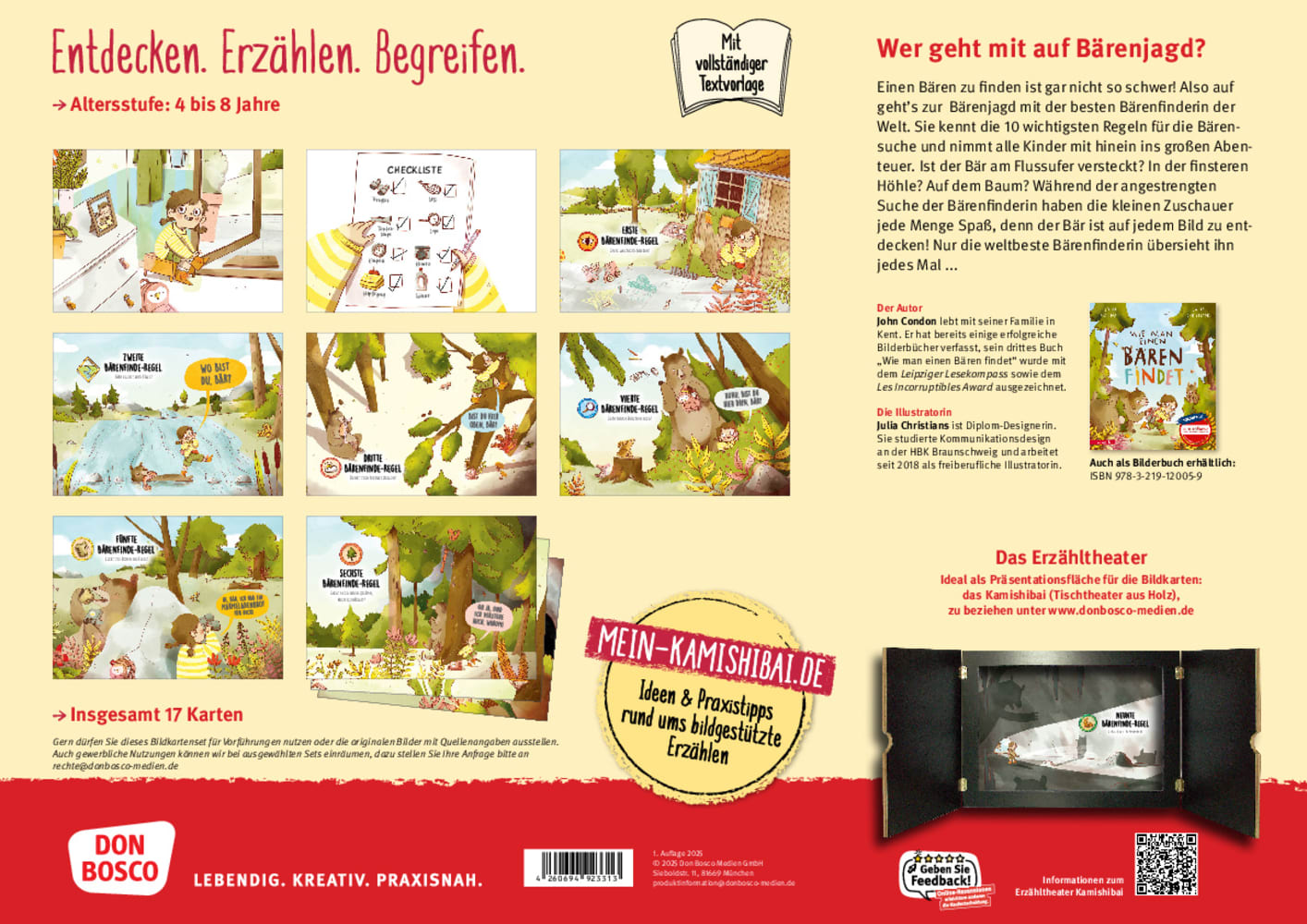 Wie man einen Bären findet. Kamishibai Bildkartenset