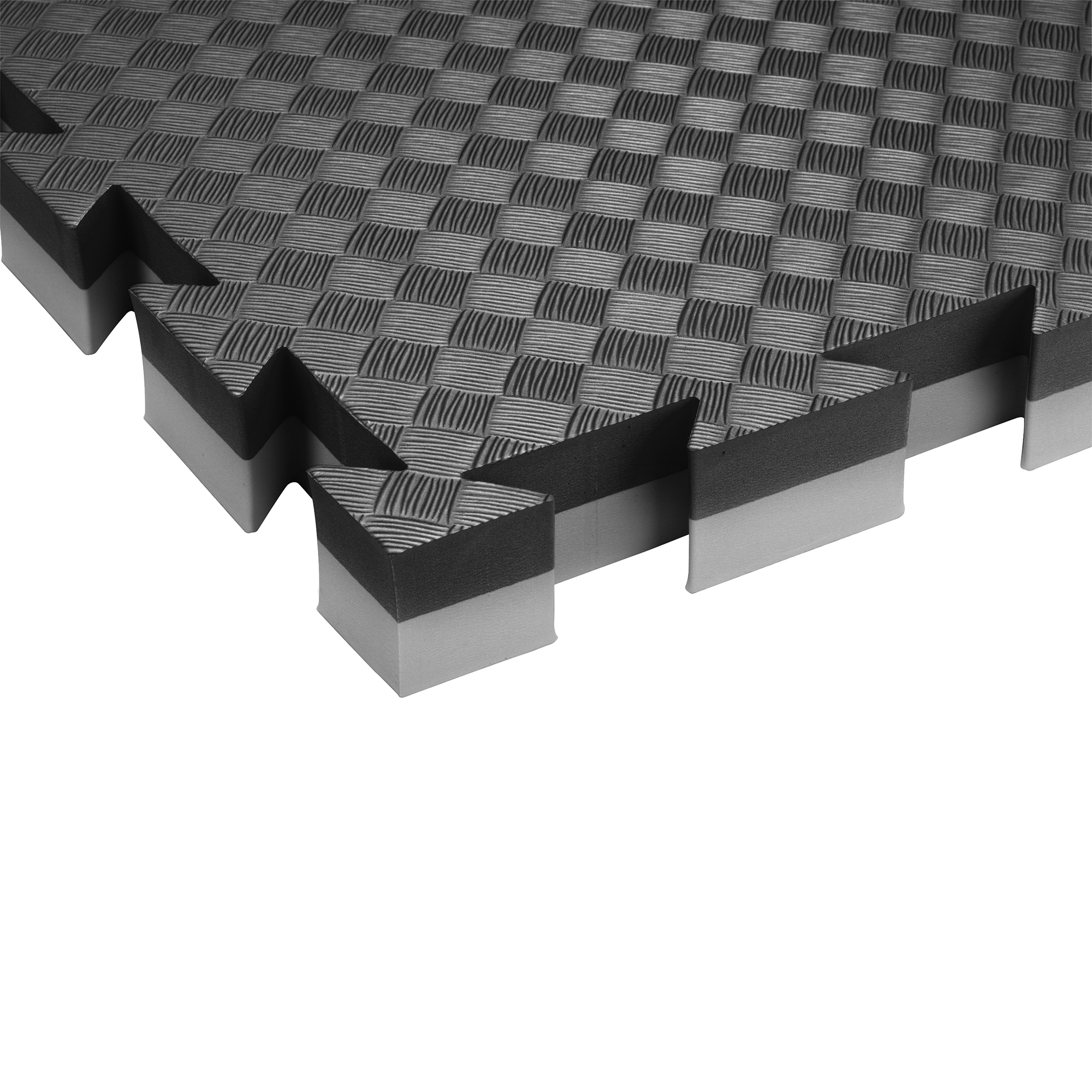 Fallschutzmatten für den Innenbereich schwarz/grau