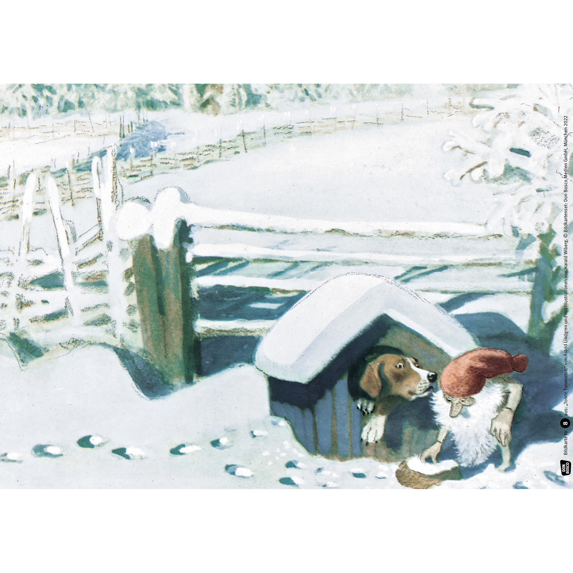 Tomte Tummetott. Kamishibai Bildkartenset