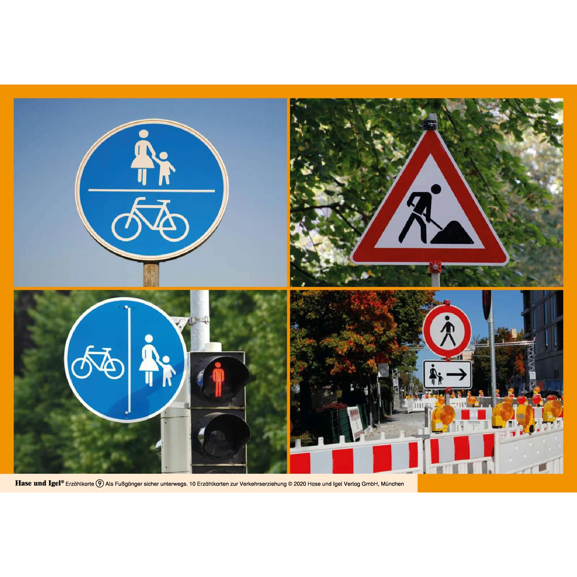 Als Fußgänger sicher unterwegs / Kamishibai Bildkarten